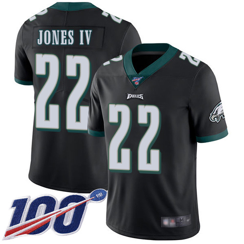 Men Philadelphia Eagles 22 Sidney Jones Black Alternate Vapor Untouchable NFL Jersey Limited Player